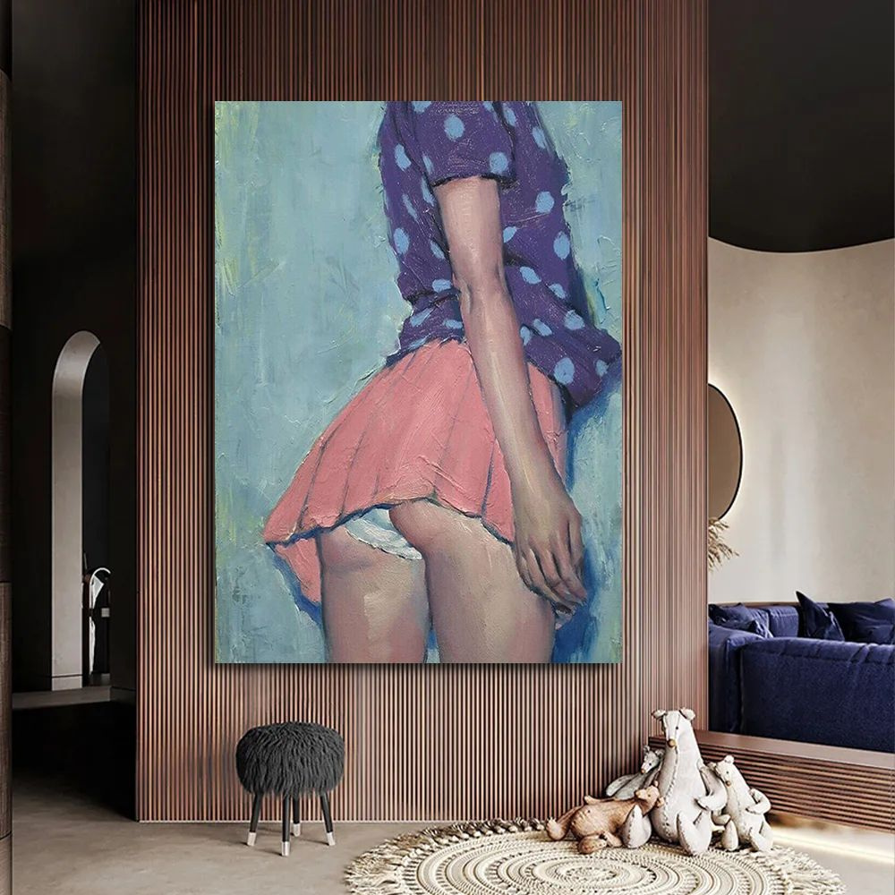Картина красивая обнаженная девушка, девушка 18+, 80х110 см.  #1