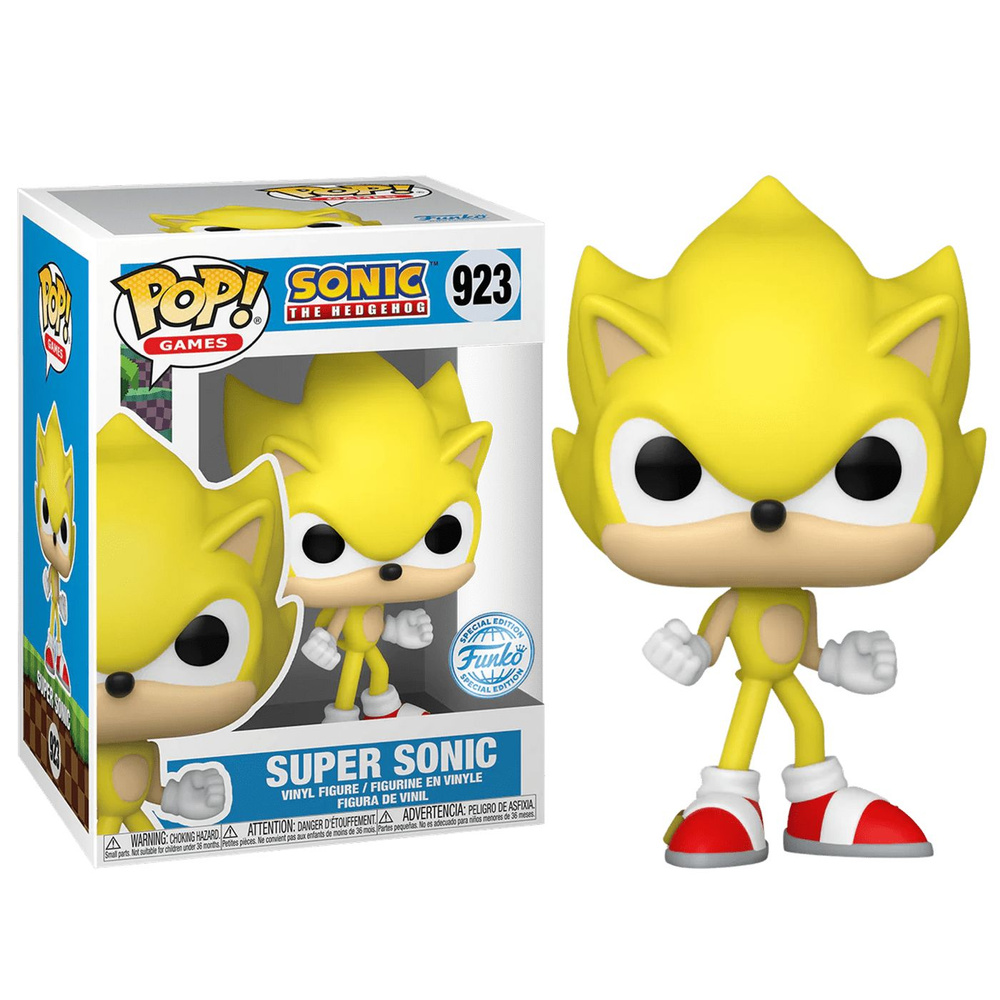 Фигурка Funko POP! Супер Соник (Super Sonic) #923 (Эксклюзив) #1