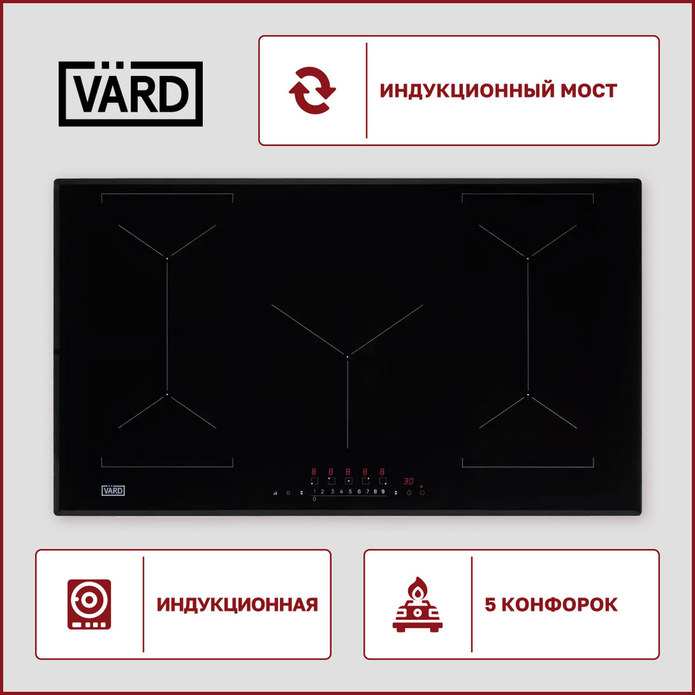 Индукционная варочная поверхность Vard VHI 9552K #1