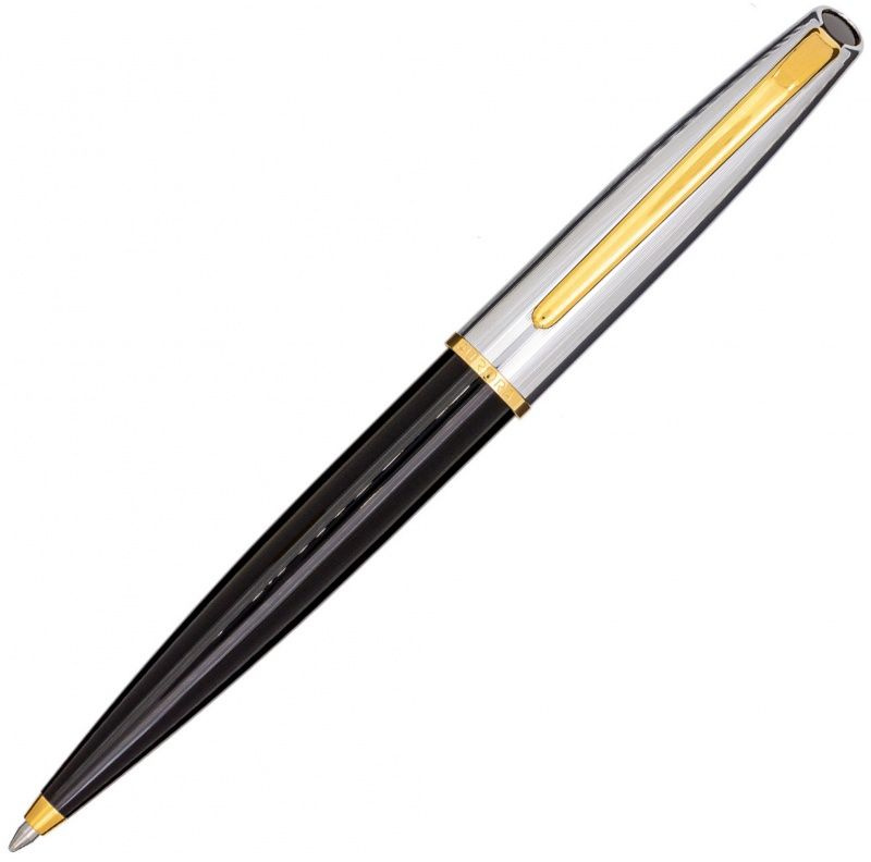 Шариковая ручка Aurora Style, Black Resin Barrel Chrome Plated Cap AU-E34-CP #1