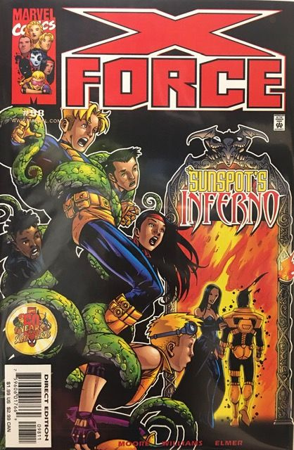 X Force #98 Sunspot's Inferno. Официальный комикс на английском языке.  #1
