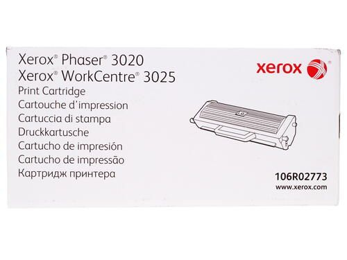 Картридж лазерный Xerox 106R02773 черный оригинальный, 1500 стр, 1 шт  #1