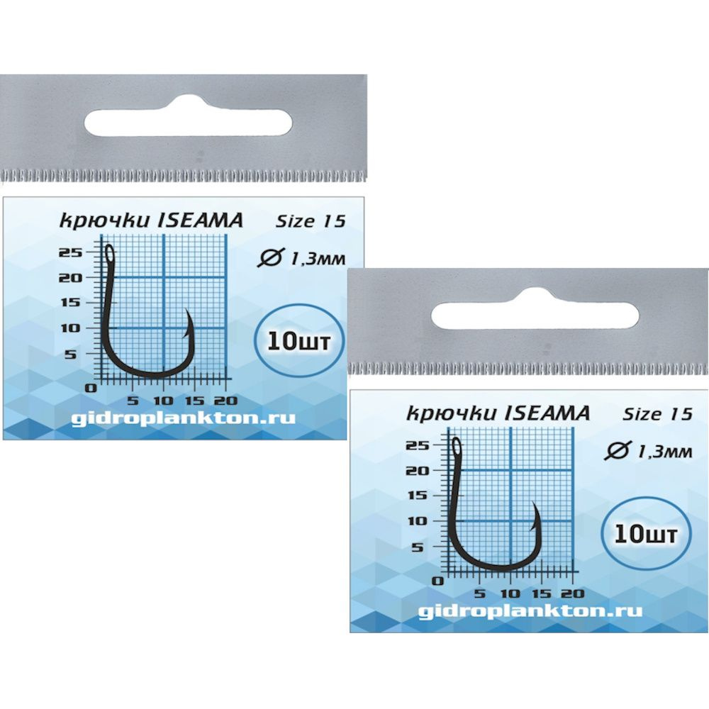 Крючки на толстолобика Iseama №15, 20 шт. в упаковке #1