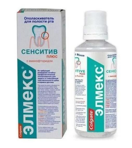 Ополаскиватель для полости рта Colgate "Elmex", Sensitive, Защита от кариеса, 400 мл  #1