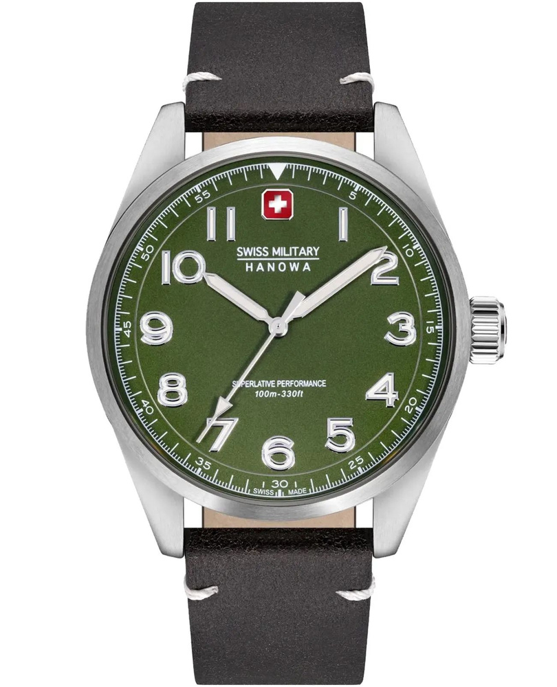 Часы наручные мужские Swiss Military Hanowa Falcon SMWGA2100404. Наручные кварцевые часы для мужчин производства #1