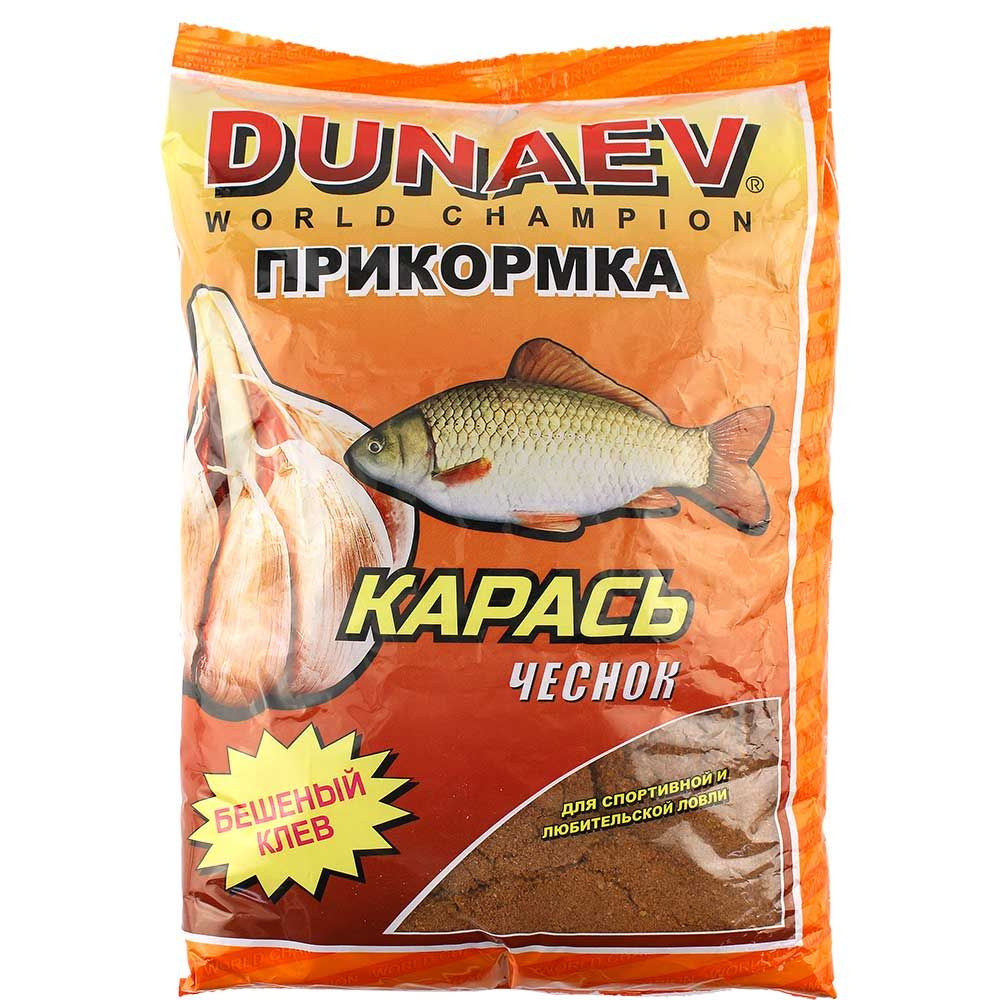 Прикормка "DUNAEV КЛАССИКА" 0,9кг Карась Чеснок, 2 упаковки #1