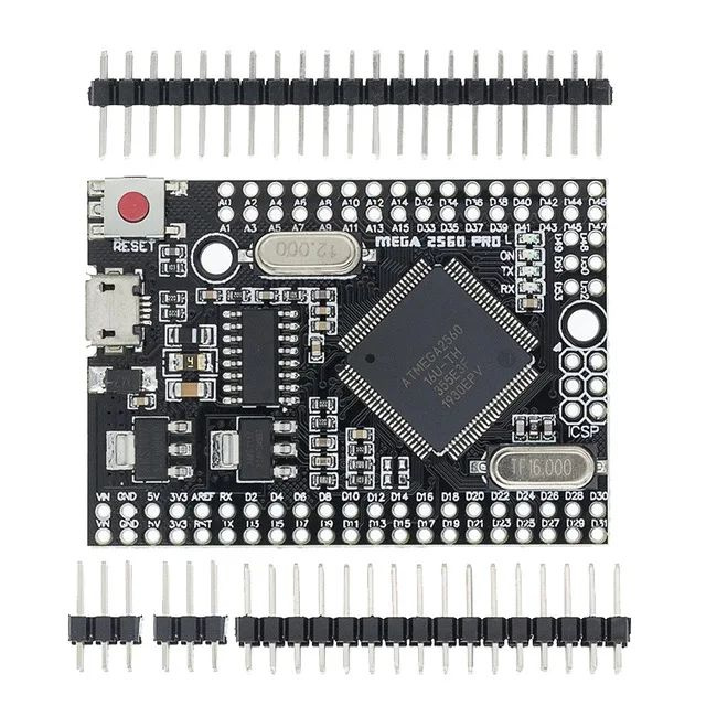 CH340G ATmega2560-16AU МикроUSB Совместимость с Mega2560 Bootloader Blue Black For Arduino  #1