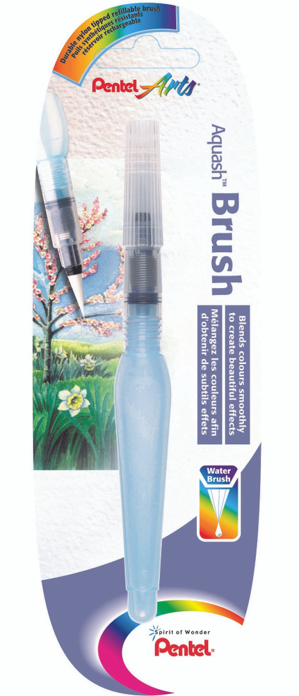 Pentel Aquash Brush кисть для рисования с резервуаром для воды, аквабраш, средняя XFRH/1-M  #1