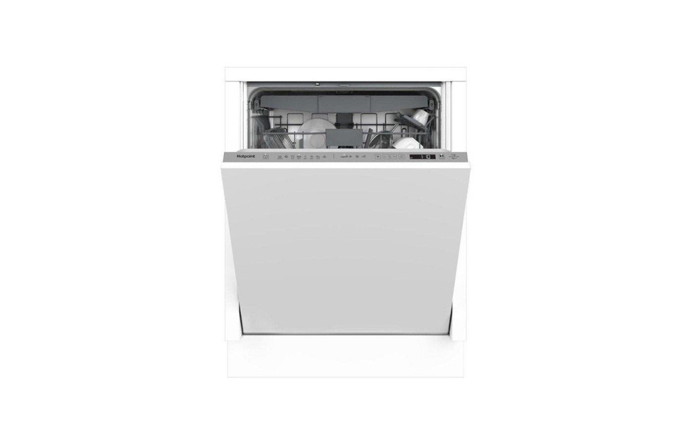Hotpoint Встраиваемая посудомоечная машина HI 5D84 DW, серый #1