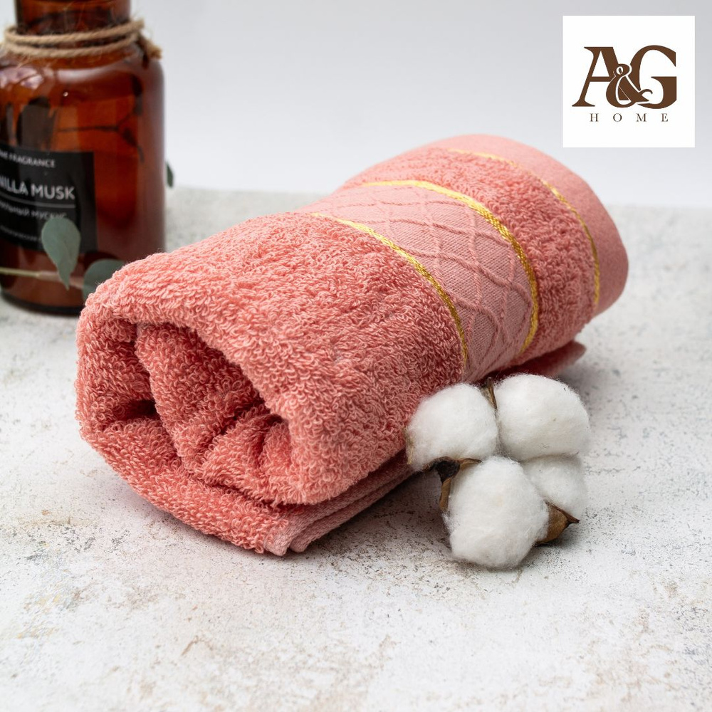 A&G Home Полотенце для лица, рук, Хлопок, 34x74 см #1