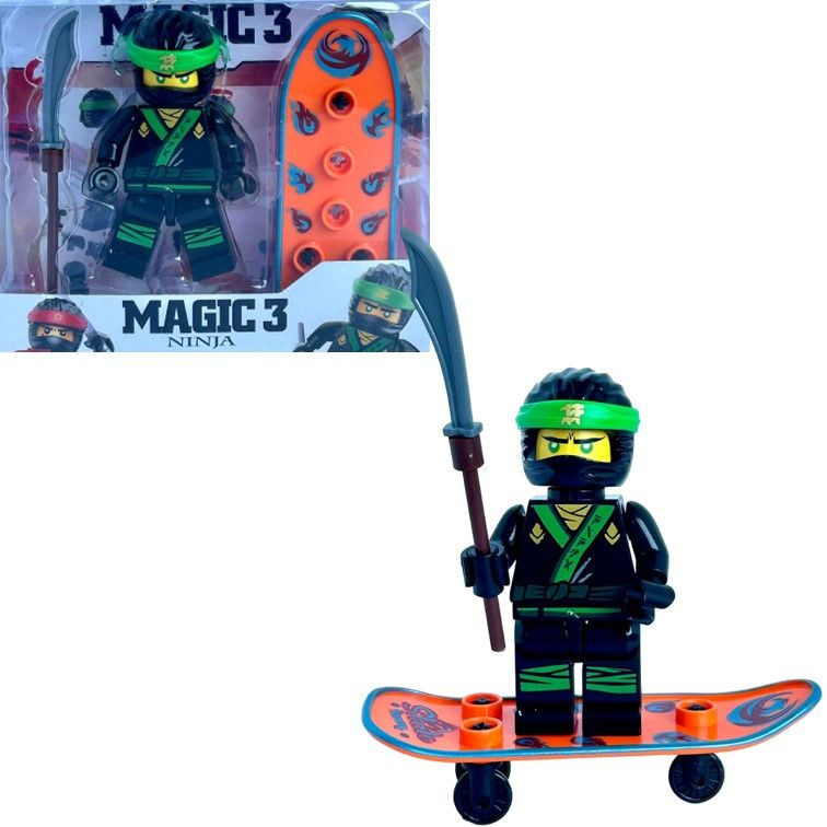 2017-36A Конструктор minifigures Ninjago, фигурка Ниндзяго 8 см. #1