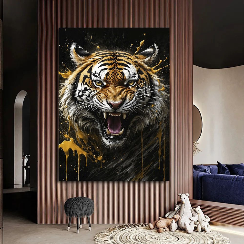 Картина тигр, 30х40 см. #1