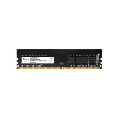 Netac Оперативная память DDR4 Basic 16GB 2666MHz CL19 (19-19-19-43) 1x16 ГБ (NTBSD4P26SP-16)  #1