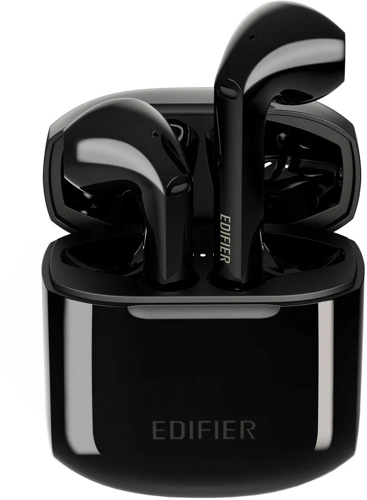 Edifier Наушники беспроводные с микрофоном, Bluetooth, USB, черный  #1