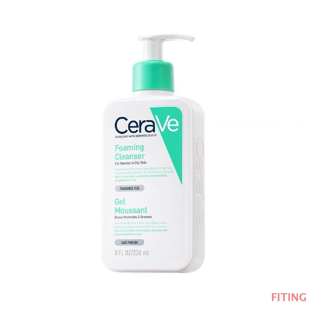 CeraVe Гель очищающий, для нормальной и жирной кожи лица и тела, 236 мл  #1