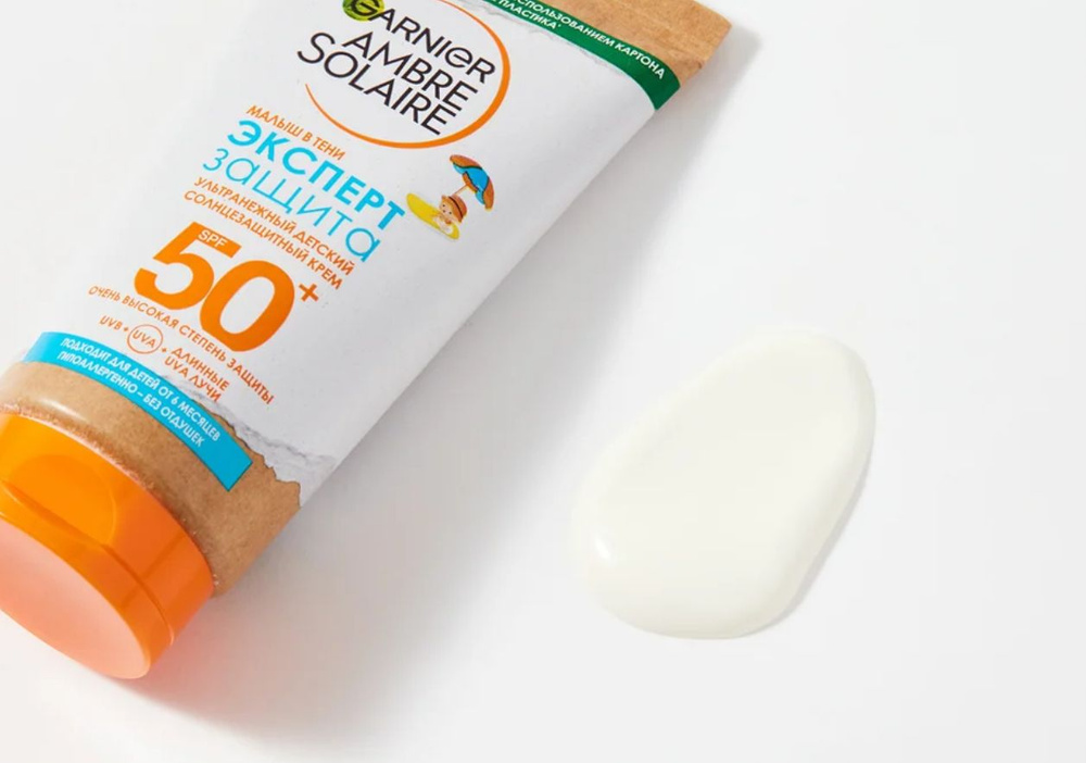 Garnier Ambre Solaire Детский Солнцезащитный крем Эксперт Защита, SPF 50+, 50 мл  #1