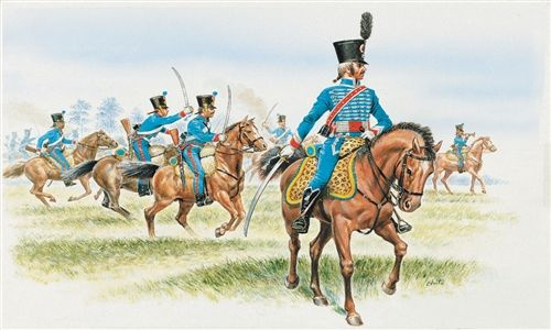 6008 Солдатики French Hussars (Napoleonic Wars) 1/72 #1