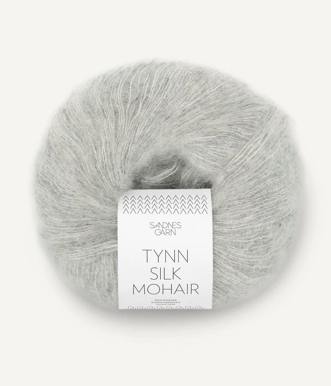 Пряжа SANDNES GARN Tynn Silk Mohair 1022, 57% мохер, 15% шерсть и 28% шелк, 25г, 212м  #1