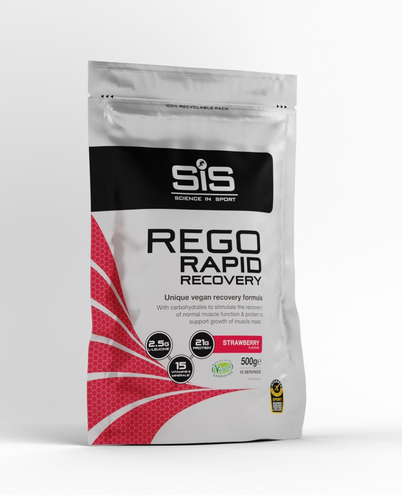 Напиток для восстановления SiS Rego Rapid Recovery 500г клубника #1