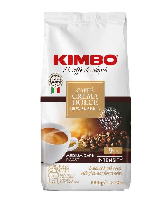 Кофе Kimbo Caffe Crema Dolce Medium в зернах, 1кг Италия #1