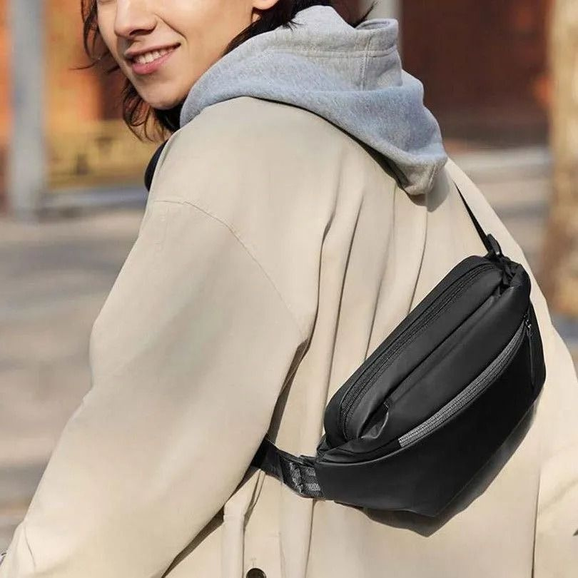 Поясная сумка Xiaomi Mijia Multifunction Sports and Leisure Chest Bag (MJXB01RM) Black #1