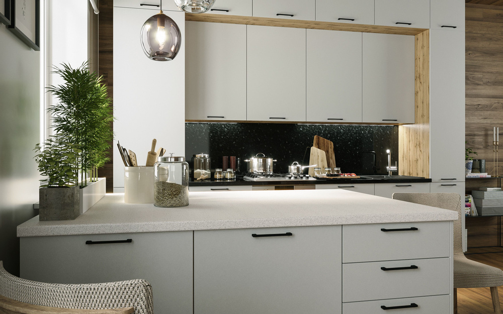 Кухонный модуль навесной шкаф Сурская мебель Валерия 60x31,8x35,8 см горизонтальный, 1 шт.  #1