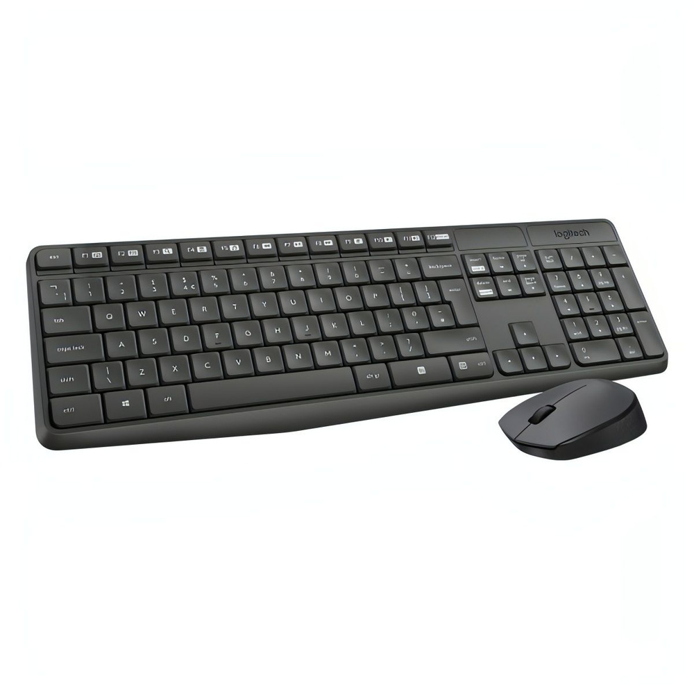 Комплект клавиатура+мышь Logitech MK235 Grey #1