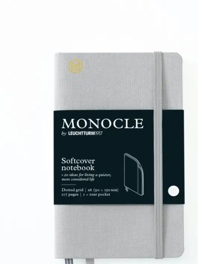 Блокнот Leuchtturm1917 Monocle A6 (9x15см.), 80г/м2, 128 стр. (64 л.), в точку, мягкая обложка  #1