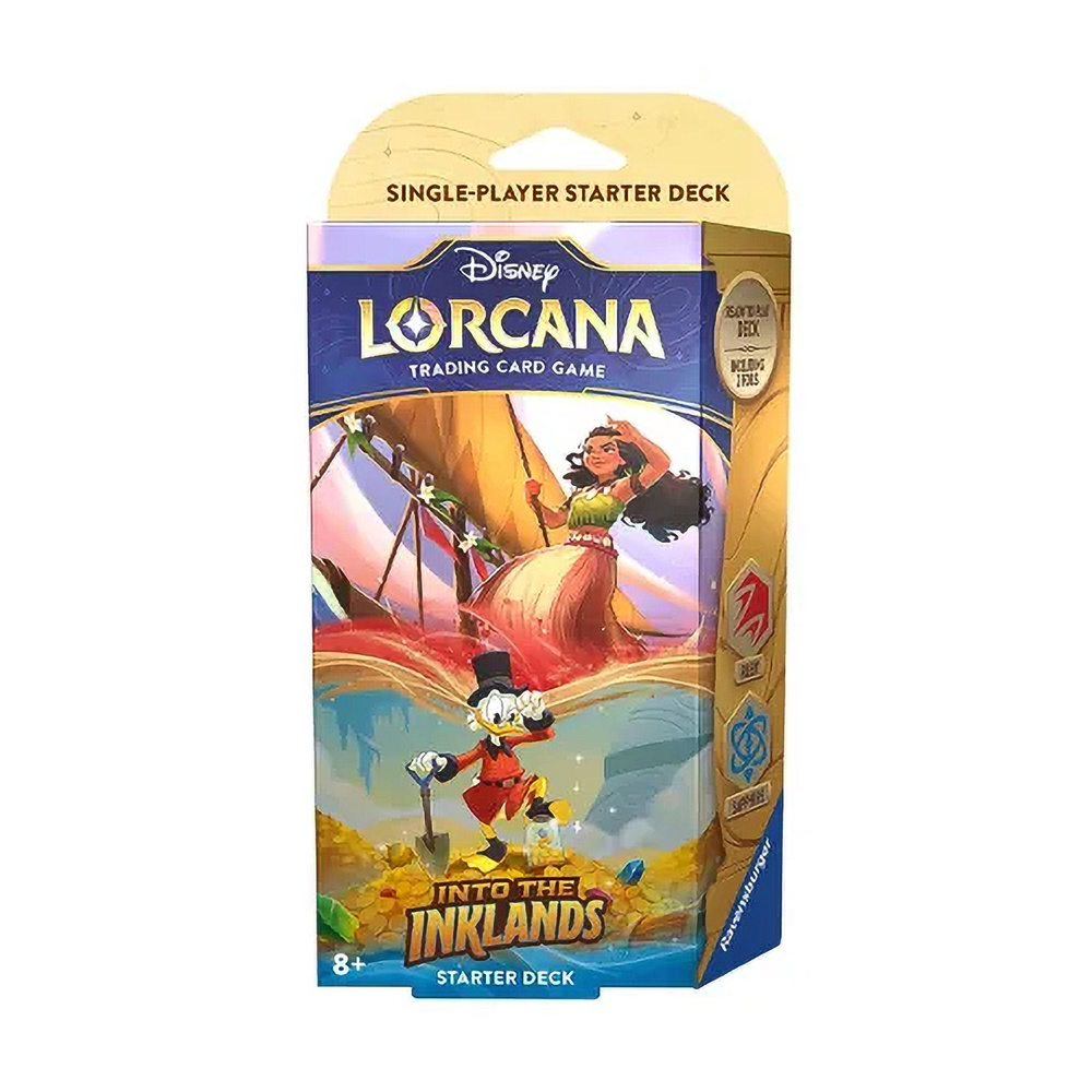 Disney Lorcana: Стартовая колода Ruby & Sapphire издания Into the Inklands на английском языке  #1