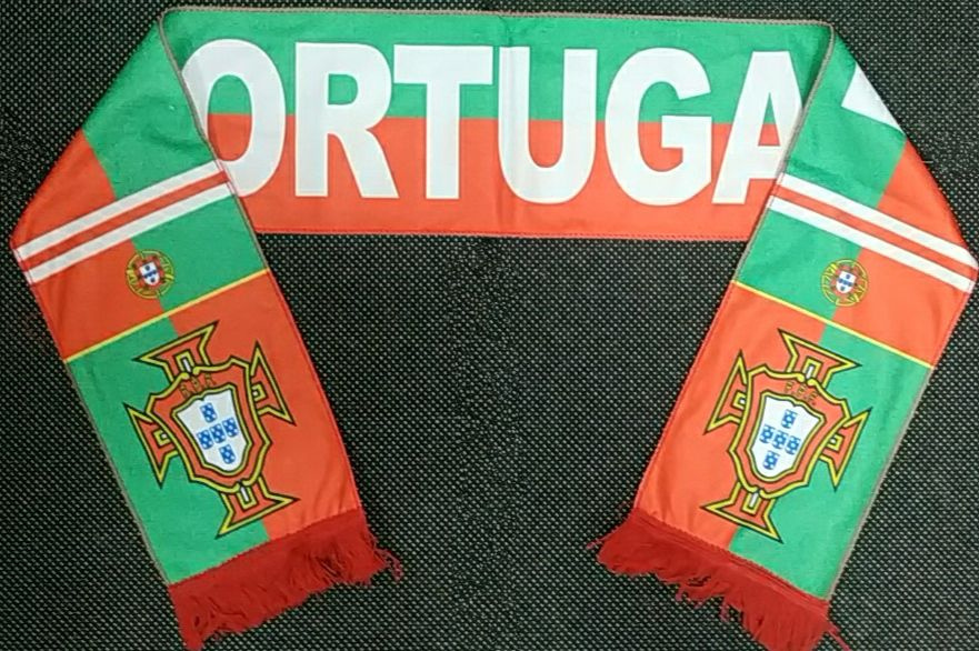 шарф сборной Португалии.,флис,133*17см #1