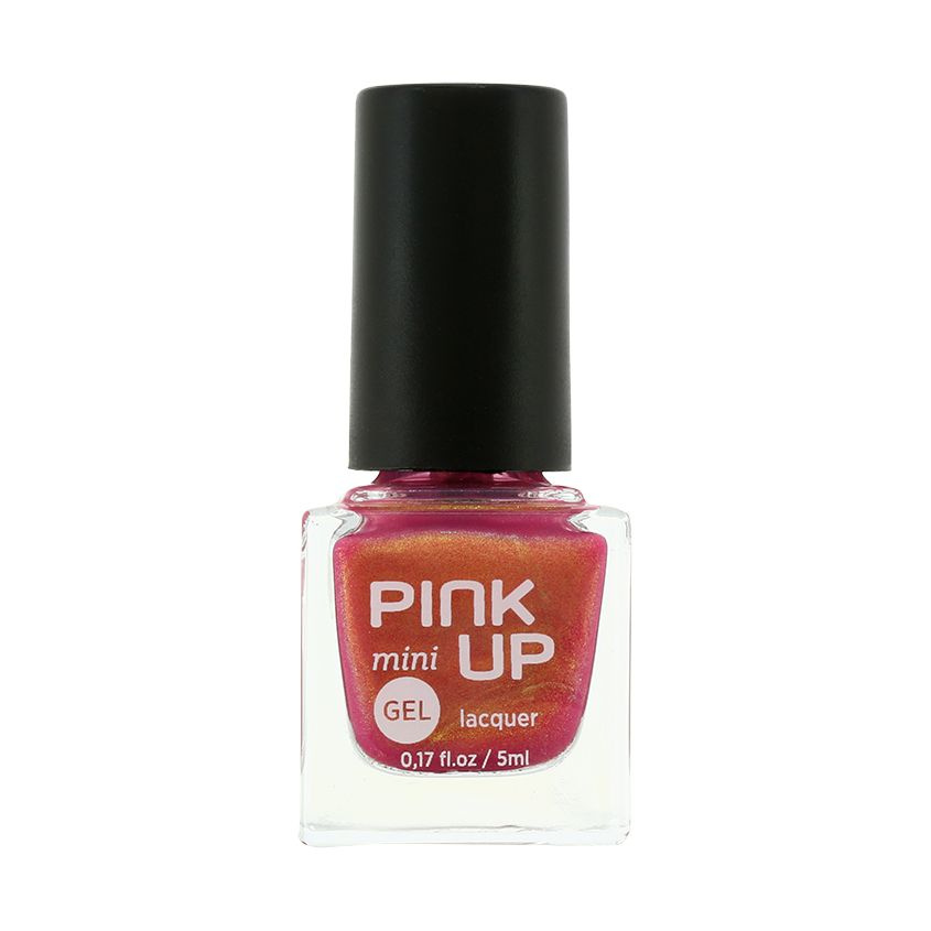 Лак для ногтей PINK UP MINI GEL с эффектом геля тон 98 5 мл #1