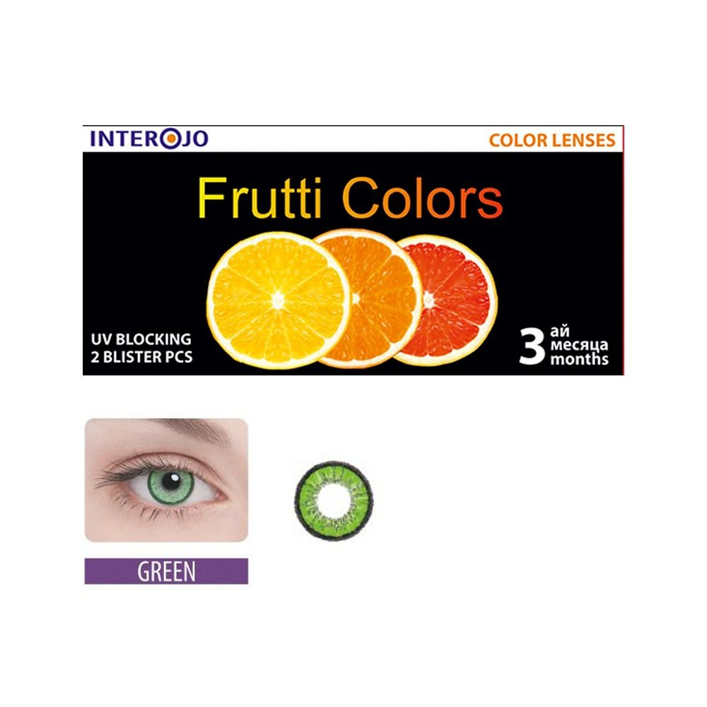 Interojo Inc Цветные контактные линзы, -1.75, 8.6, 3 месяца  #1