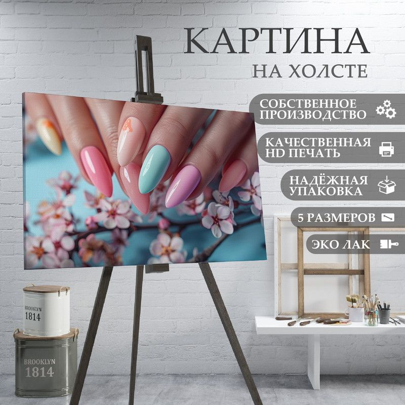 ArtPrintPro Картина "бьюти маникюр салон красоты лак (47)", 40 х 30 см  #1