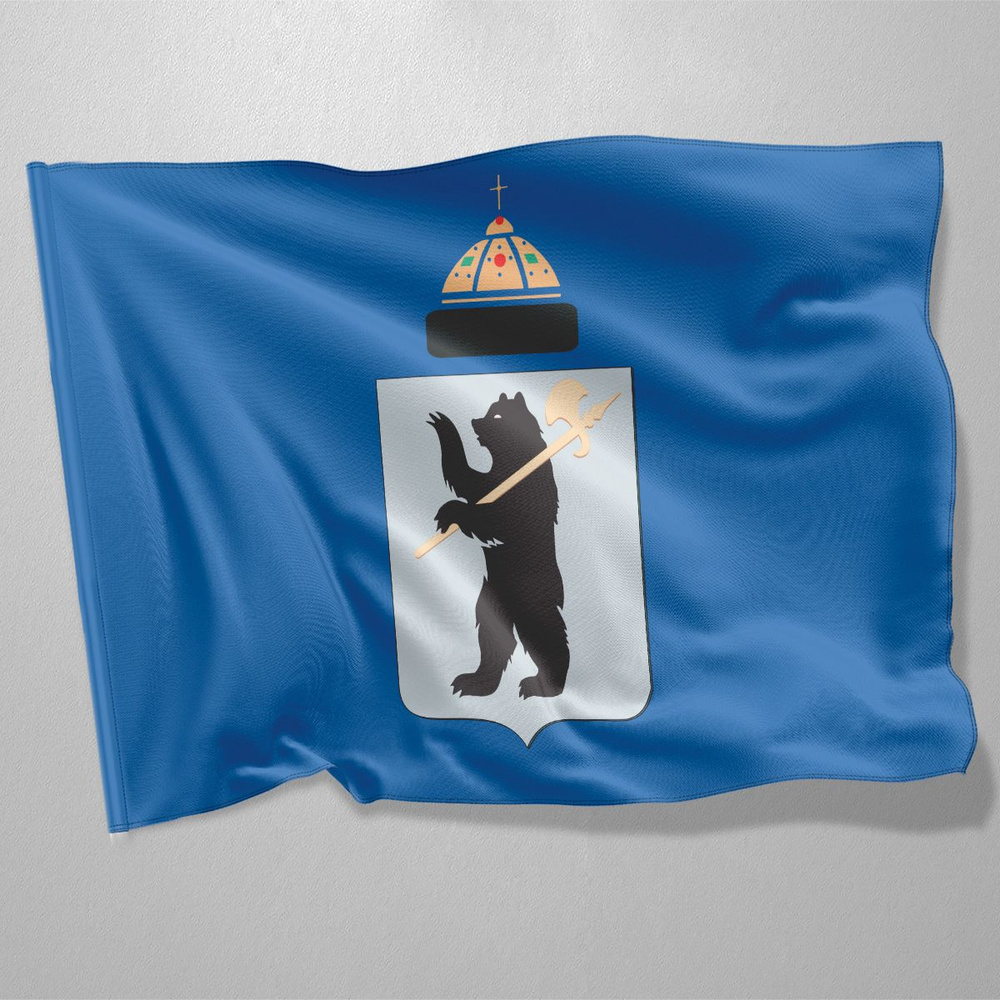 Флаг Ярославля / Флаг города Ярославль / 90x135 см. #1