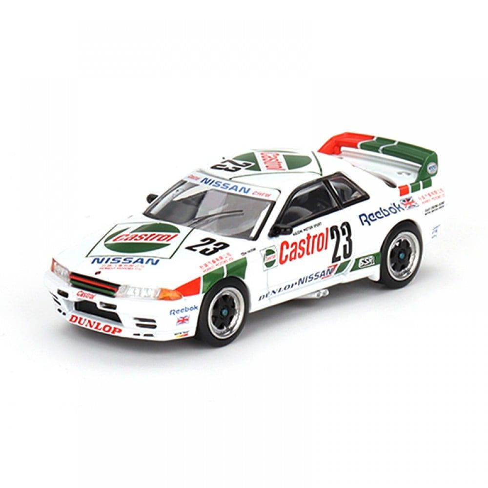 Машинка MINI GT Nissan Skyline GT-R (R32) Gr. A #23 1990 Macau Guia Race Winner #1