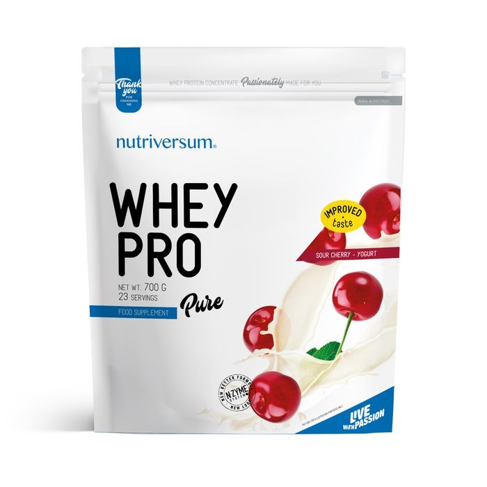 Nutriversum Whey Pro, Протеин сывороточный Нутриверсум 700 г со вкусом Вишня-Йогурт  #1