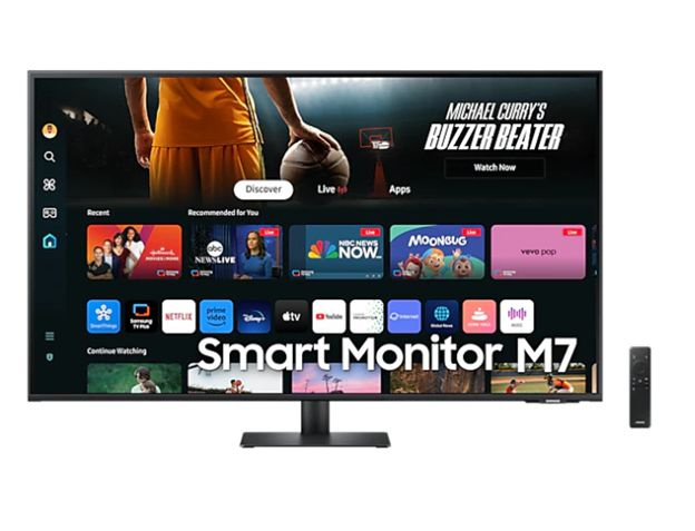 Samsung 43" Монитор Smart M7 LS43DM700UIXCI, черный #1