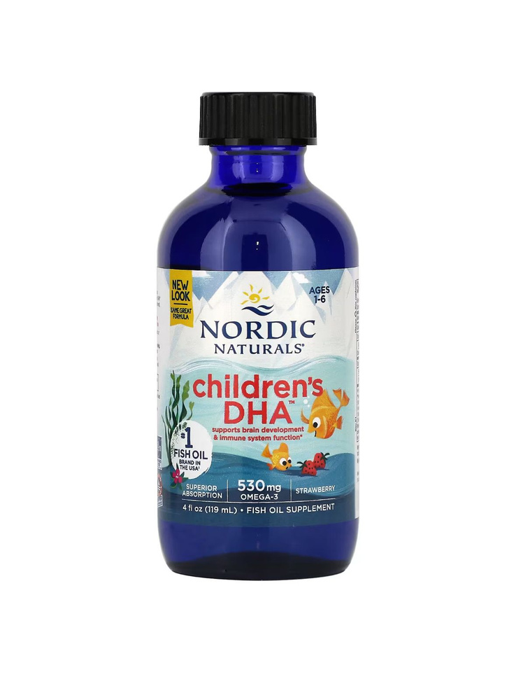 Nordic Naturals, Children's DHA, ДГК для детей, 119мл #1