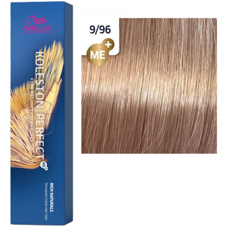 Wella professional Koleston Perfect крем-краска 9/96 очень светлый блонд сандрэ фиолетовый - 60 мл  #1