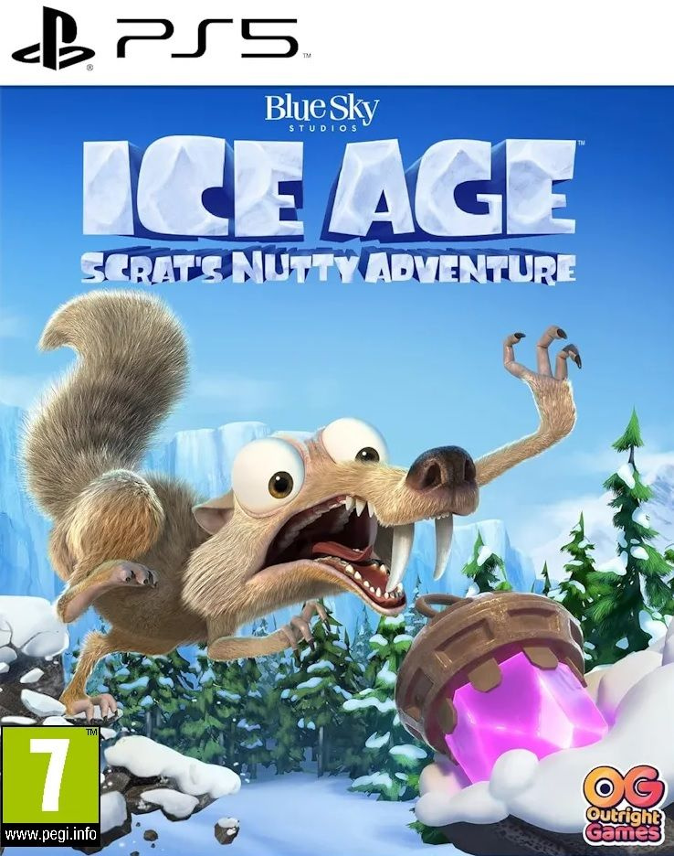 Игра Ледниковый период: Сумасшедшее приключение Скрэта (Ice Age: Scrat's Nutty Adventure) (PlayStation #1