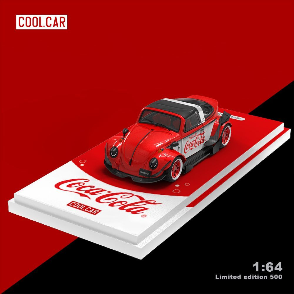 COOL.CAR 1:64 Coca-Cola beetle автомобили моделирование #1