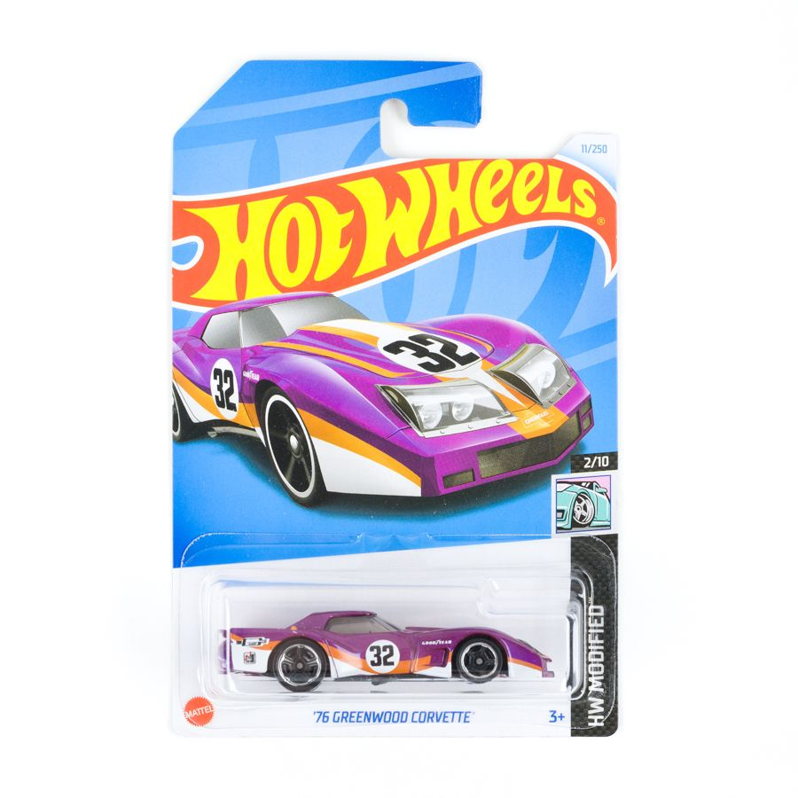 Машинка Hot Wheels игрушка '76 Greenwood Corvette C4982_HTB67 #1