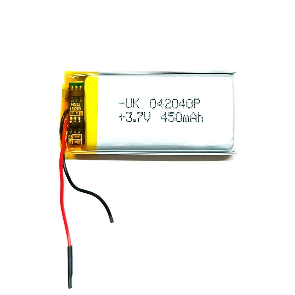 Eplutus DVR-GR85 аккумулятор 450mAh 3.7v 2 провода (батарея на видеорегистратор совместимая универсальная) #1