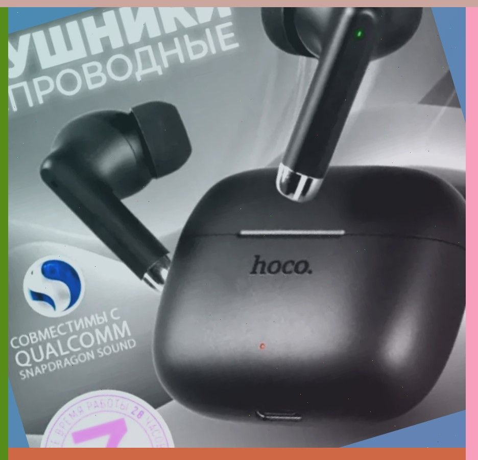 Наушники беспроводные с микрофоном Hoco EQ2, Bluetooth, USB Type-C, черный  #1