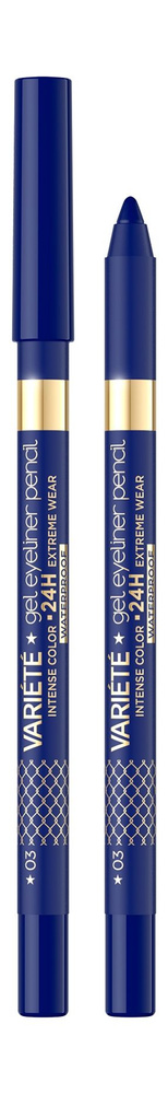 EVELINE Карандаш для глаз гелевый Variete Gel Eye Liner, 10 мл, 03 Blue #1