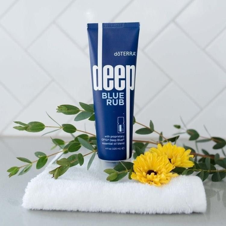 DoTERRA, Deep Blue Rub, Успокаивающий крем для снятия боли в мышцах и суставах, 120 мл  #1