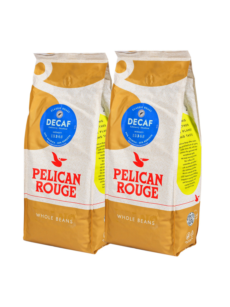 Кофе в зернах PELICAN ROUGE "DECAF", набор из 2 шт. по 1 кг #1