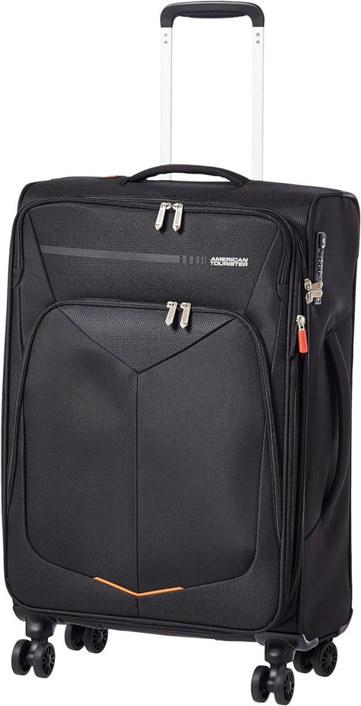 Чемодан American Tourister Summerfunk на 4 колесах, 67 см - Черный #1