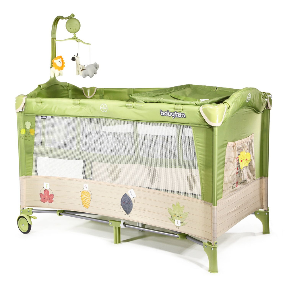 Манеж-кровать Babyton Dreamy Green #1