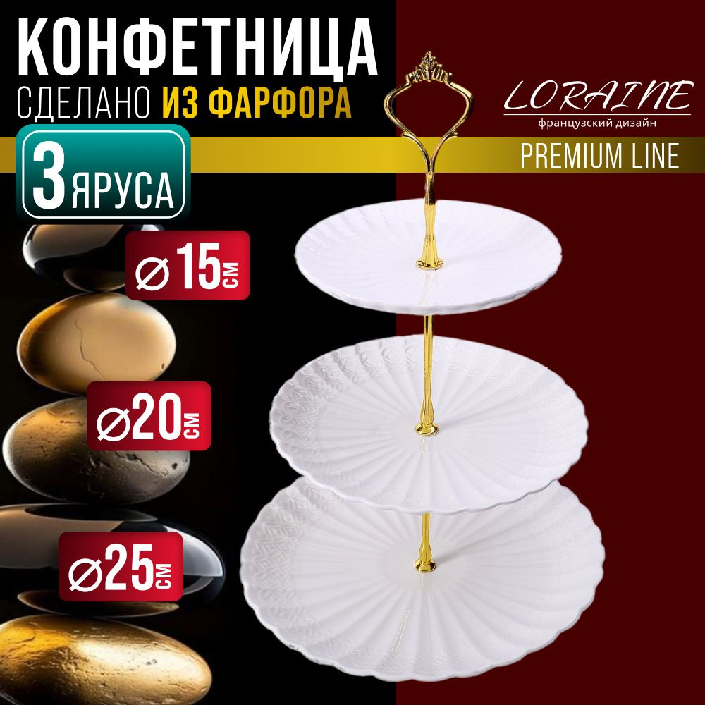 Конфетница LORAINE 60004 #1